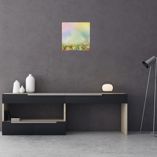 Obraz - Malovaná louka 2 (30x30 cm)
