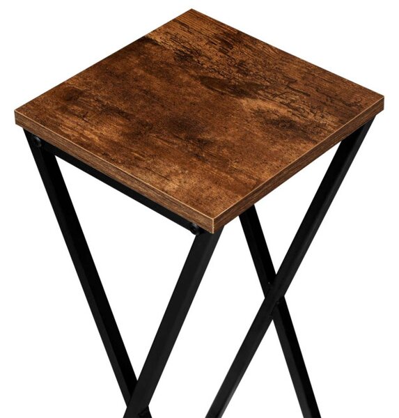Stojan na květiny KONEL RUSTIC černý 62 cm