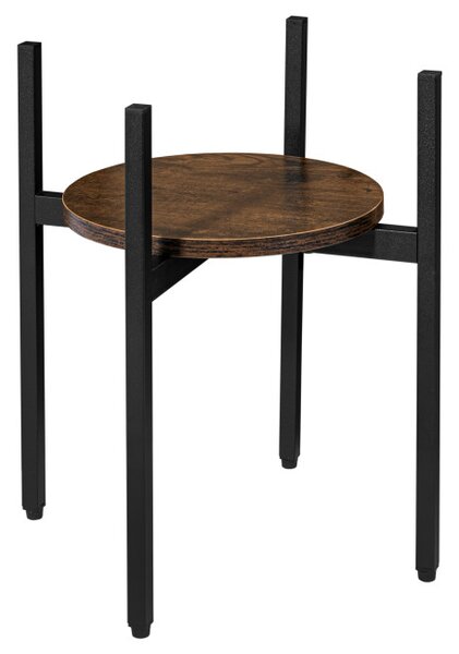 Stojan na květiny TORRE RUSTIC černý 40 cm