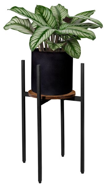 Stojan na květiny TORRE RUSTIC černý 60 cm