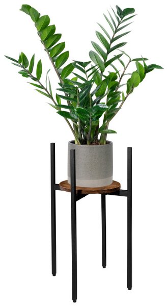 Stojan na květiny TORRE RUSTIC černý 60 cm