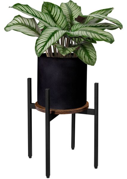 Stojan na květiny TORRE RUSTIC černý 40 cm