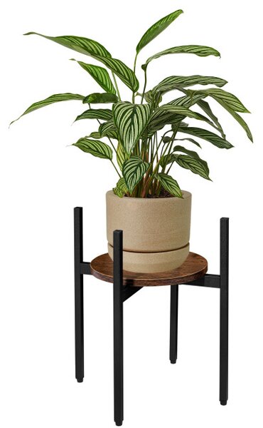Stojan na květiny TORRE RUSTIC černý 40 cm