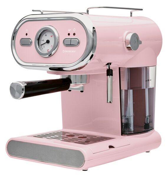 Silvercrest® Espresso kávovar SEM 1100 E1, světle růžová (100408262)