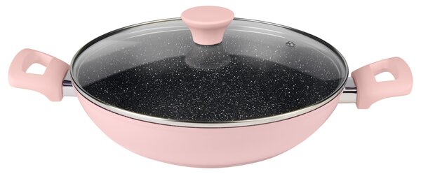 Silvercrest® Servírovací pánev z hliníkové litiny, Ø 28 cm (světle růžová) (100408715002)