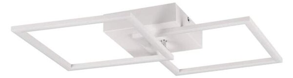 Trio Leuchten R64492131 TRAIL - Moderní bílý LED stropní lustr s natáčecím ramenem, LED 20W, 4000K, 60 x 35cm (Moderní stropní lustr s neutrální barvou světla, montura v bílé barvě)