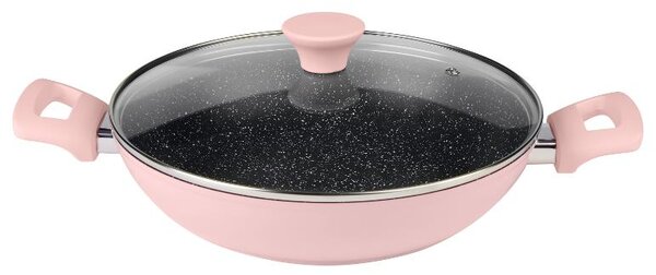 Silvercrest® Servírovací pánev z hliníkové litiny, Ø 28 cm (světle růžová) (100408715002)