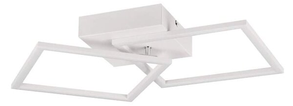 Trio Leuchten R64492131 TRAIL - Moderní bílý LED stropní lustr s natáčecím ramenem, LED 20W, 4000K, 60 x 35cm (Moderní stropní lustr s neutrální barvou světla, montura v bílé barvě)