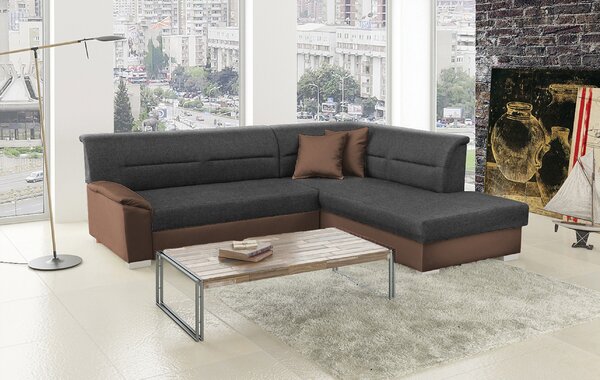 Bergen sedací souprava Materiál / Dekor: Sawana 21, Ekokůže Soft 11, Orientace: Levá