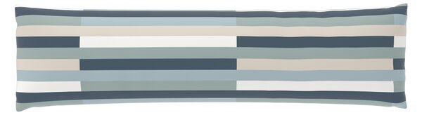 Livarno® Potah na polštář z mikrovláknitého saténu, 40 x 145 cm (pruhy) (100405925003)