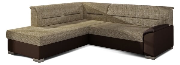 Bergen sedací souprava Materiál / Dekor: Sawana 21, Ekokůže Soft 11, Orientace: Levá