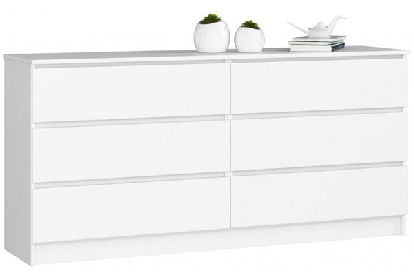 Komoda K160 6SZ bílá