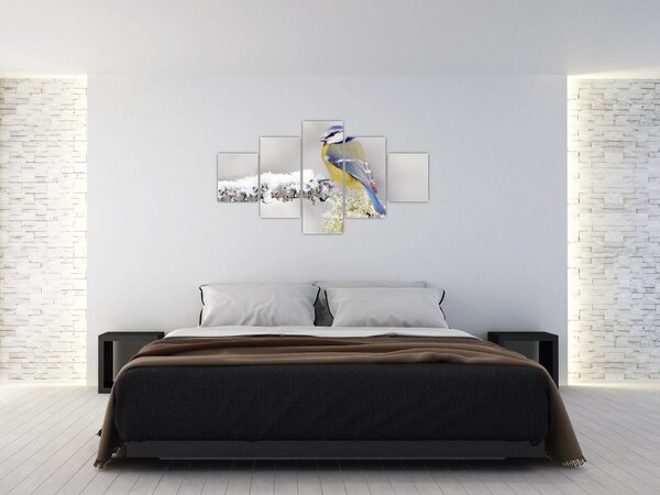 Obraz - Sýkorka (125x70 cm)