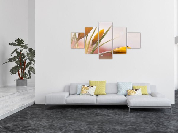 Obraz - Jarní květy (125x70 cm)