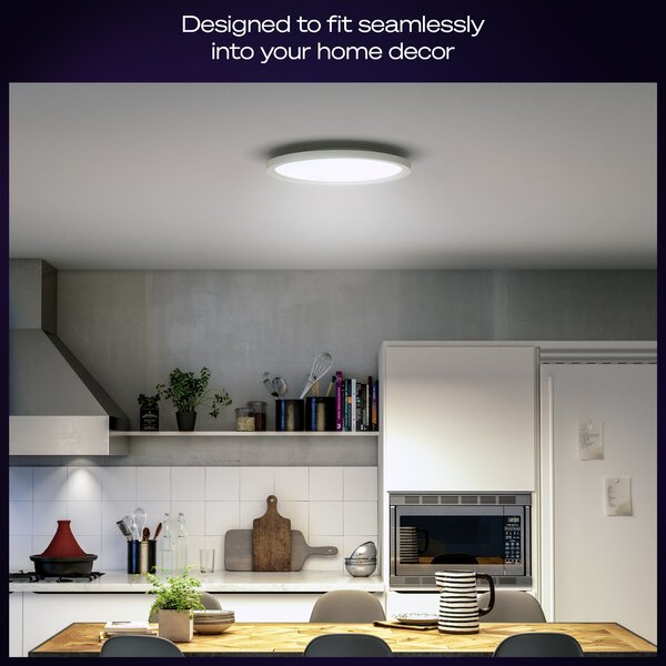 Hue Aurelle přisazený LED panel RD S (kulatý) O 39,5 cm, bílá