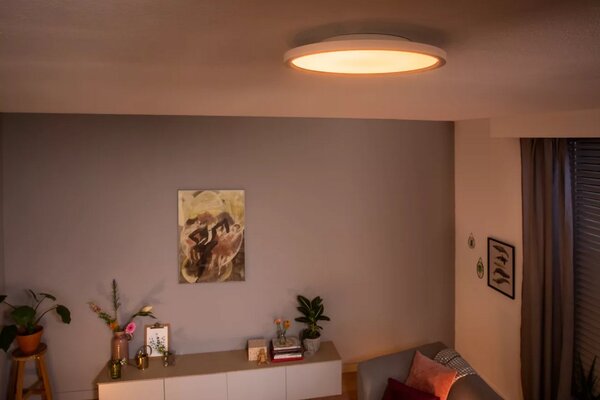 Hue Aurelle přisazený LED panel RD S (kulatý) O 39,5 cm, bílá