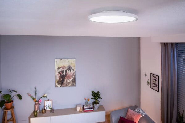 Hue Aurelle přisazený LED panel RD S (kulatý) O 39,5 cm, bílá