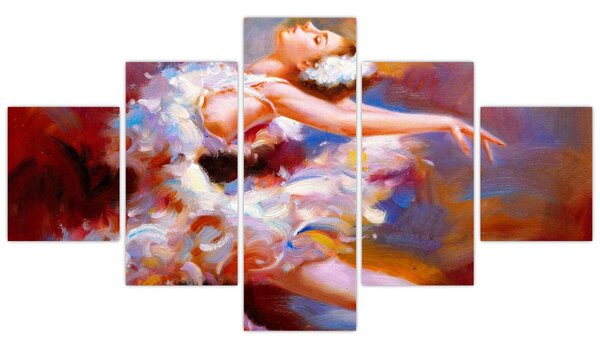 Obraz - Baletka, malba (125x70 cm)