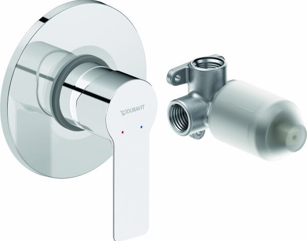 Duravit DC4210007010 - Sprchová baterie pro pod. instalaci D-CODE lesklý chrom