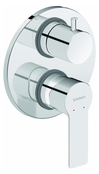 Duravit DC5210008010 - Sprchová baterie pro pod. instalaci D-CODE lesklý chrom