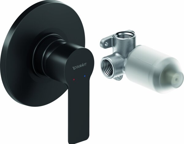 Duravit DC4210007046 - Sprchová baterie pro pod. instalaci D-CODE matná černá