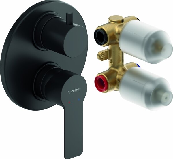 Duravit DC5210008046 - Sprchová baterie pro pod. instalaci D-CODE matná černá