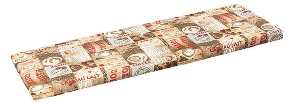 Sedák na lavici hladký Hnědá,Červená 34/560