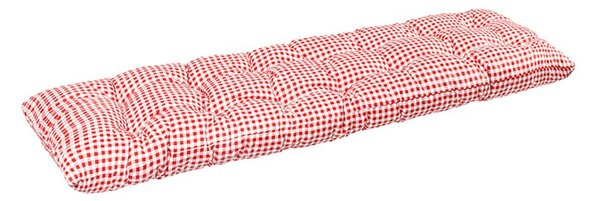 Sedák na lavici prošívaný Červená 41/609 - 40x120 cm