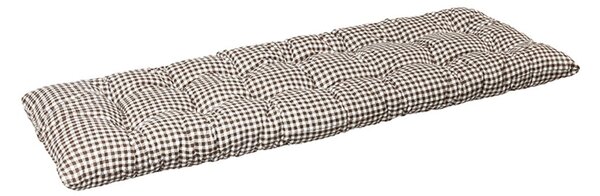 Sedák na lavici prošívaný Hnědá 41/608 - 40x120 cm