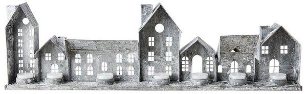 Intuition Kovová lucerna FENIX – městečko Grey/White 68 cm