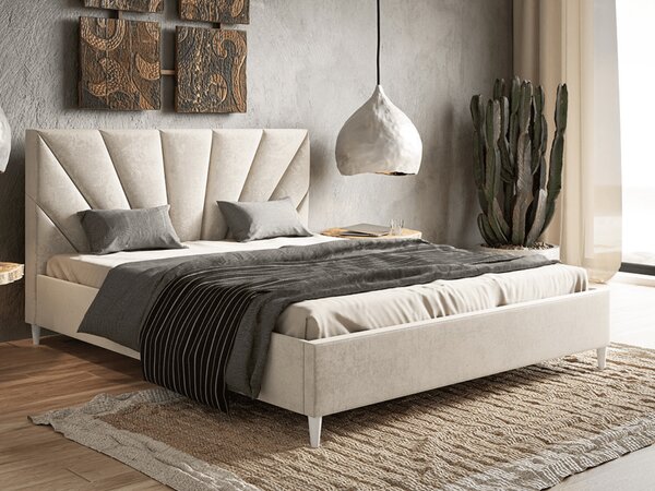 Manželská postel s úložným prostorem 180x200 cm Keren Barva: Béžová - Jasmine 21