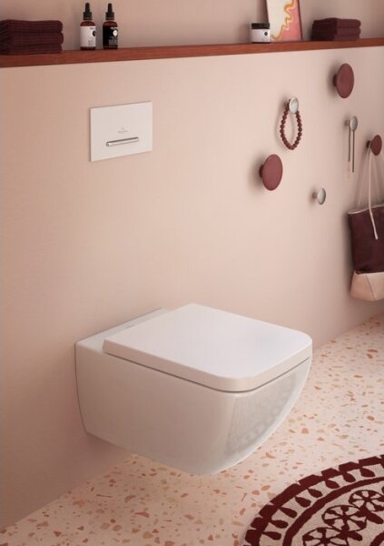 Villeroy & Boch 92216168 - Splachovací tlačítko VICONNECT bílá/lesklý chrom