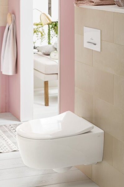 Villeroy & Boch 92216168 - Splachovací tlačítko VICONNECT bílá/lesklý chrom