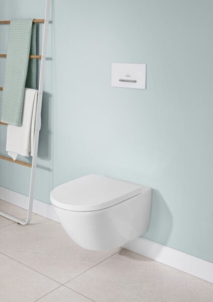 Villeroy & Boch 92216168 - Splachovací tlačítko VICONNECT bílá/lesklý chrom