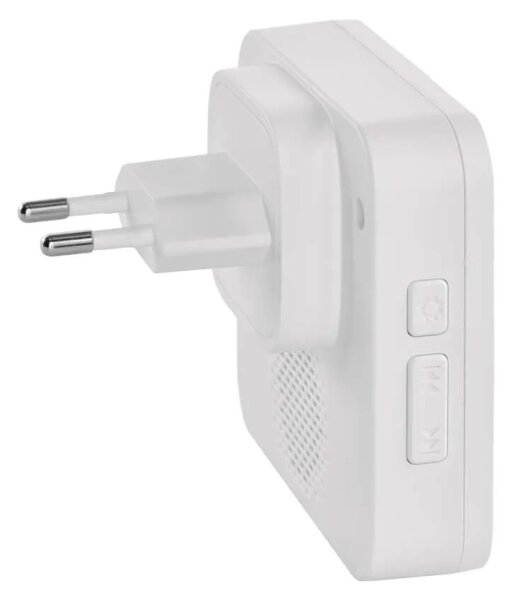 Bezdrátový zvonek do zásuvky GoSmart 230V + 1xCR2032 bílá Wi-Fi