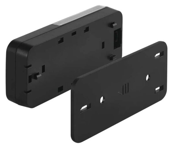 Bezdrátový zvonek do zásuvky 230V + 1xCR2032 černá