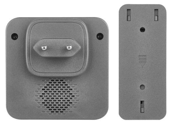 Bezdrátový zvonek do zásuvky GoSmart 230V + 1xCR2032 šedá Wi-Fi