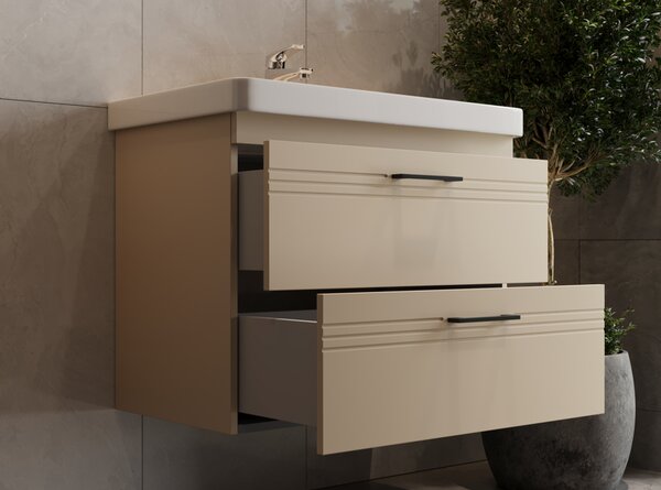 Lavedo Melony Beige 80 koupelnová skříňka s umyvadlem