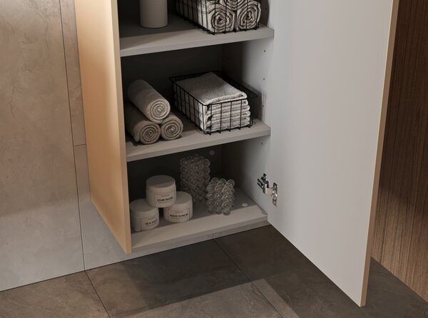 Lavedo Melony Beige 170 vysoká závěsná skříňka do koupelny