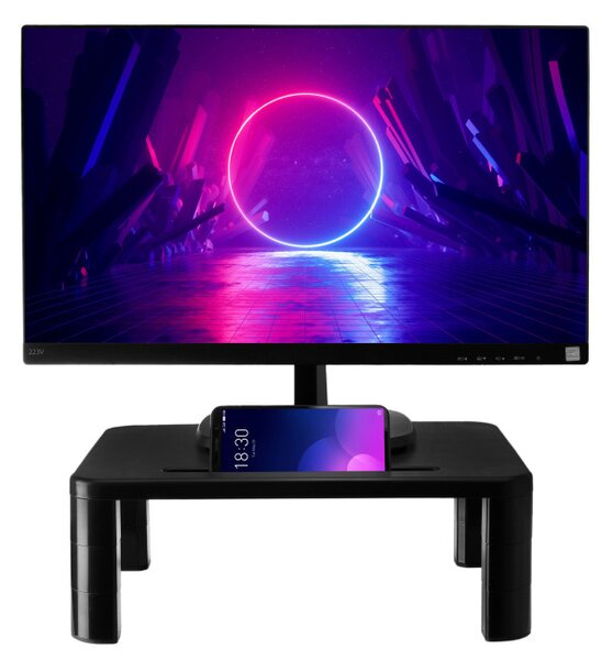 Stojan na notebook / monitor černý