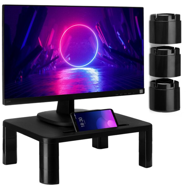 Stojan na notebook / monitor černý