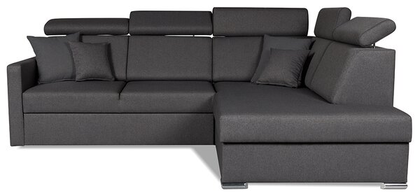 Sedací souprava SLIM XL | 238x180 | PRAVÁ | rozkládací + úlož. prostor | 05 hnědá WATER BLOCKED
