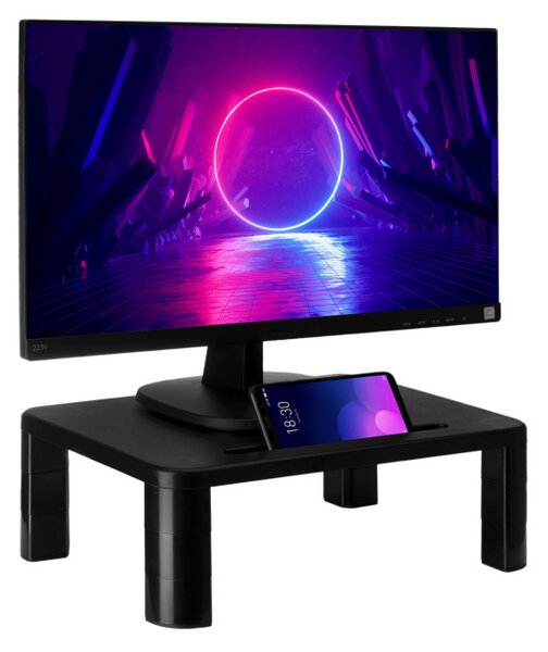 Stojan na notebook / monitor černý