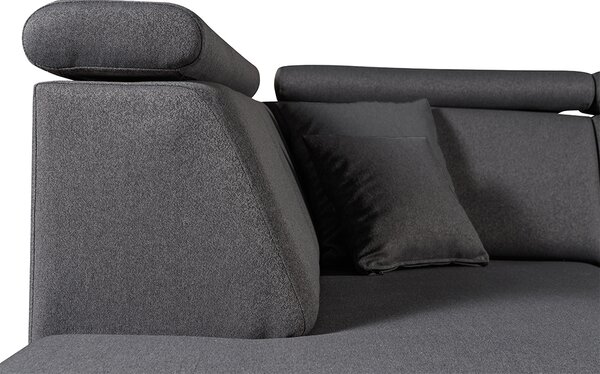 Sedací souprava SLIM XL | 180x238 cm | levá | rozkládací + úložný prostor | letto 97 grafitová EASY CLEAN