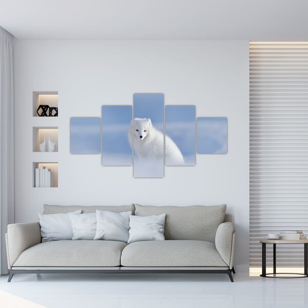 Obraz - Polární liška (125x70 cm)