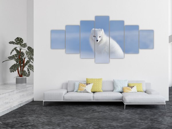 Obraz - Polární liška (210x100 cm)
