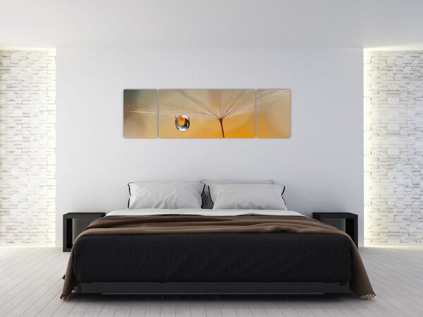 Obraz - Makro květu (170x50 cm)