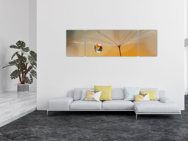 Obraz - Makro květu (170x50 cm)
