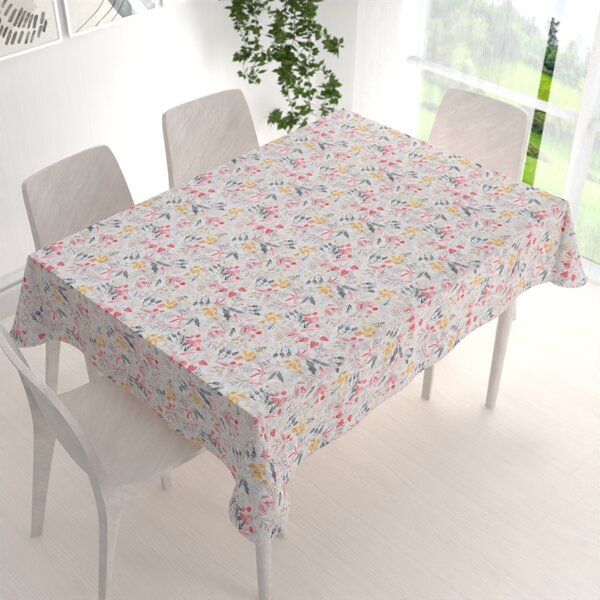 Biante Dekorační obdélníkový ubrus PML-087 Červeno-oranžové lístky 50x100 cm