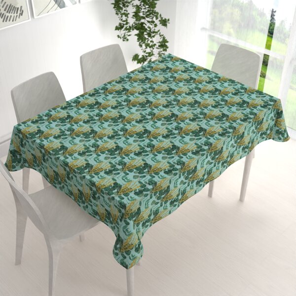 Biante Dekorační obdélníkový ubrus PML-088 Eukalypty na mátovém 50x100 cm